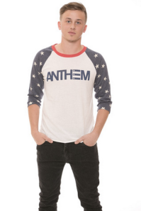 Stars N Bars, Soft Navy Print, On Sale for $18, Anthem Made http://www.anthemmade.com/products/stars-n-bars
